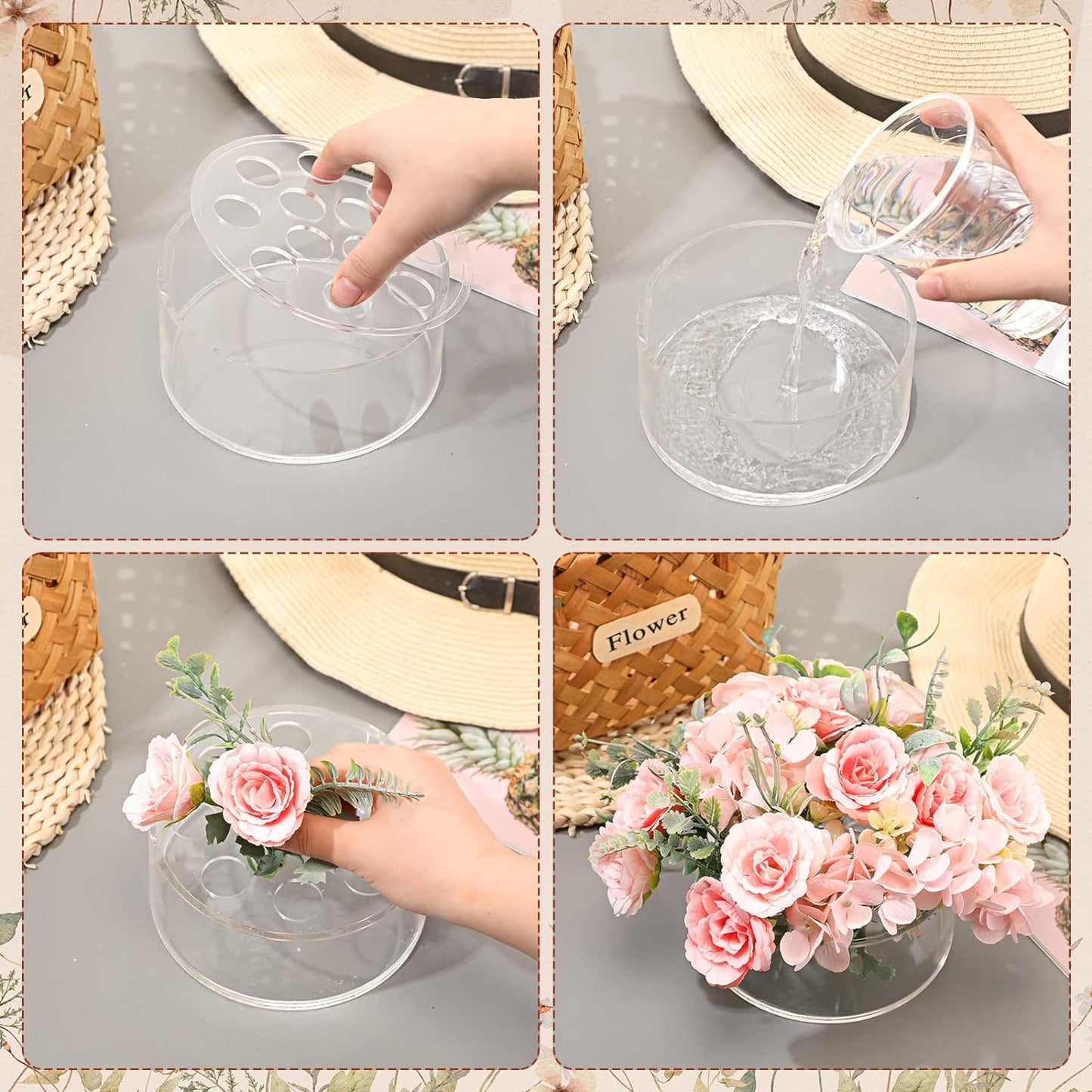 Round Flower Vase